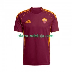 Camisola AS Roma Homem Equipamento Primeiro 2025-2026 Manga Curta